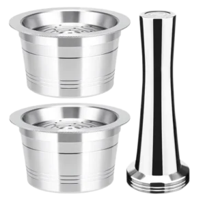 2 db tölthető kávékapszula Tchibo Cafissimo kávéfőzőkhöz tamperrel