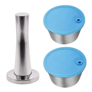 2 db tölthető kávékapszula Nescafé Dolce Gusto kávéfőzőkhöz tamperrel