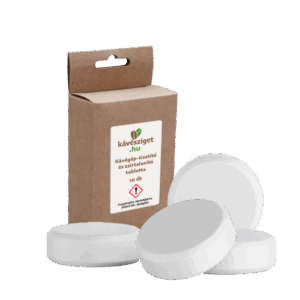 Kávégép-tisztító és zsírtalanító tabletta automata, kapszulás és eszpresszó kávégépekhez 10 db (10 x 2 g)